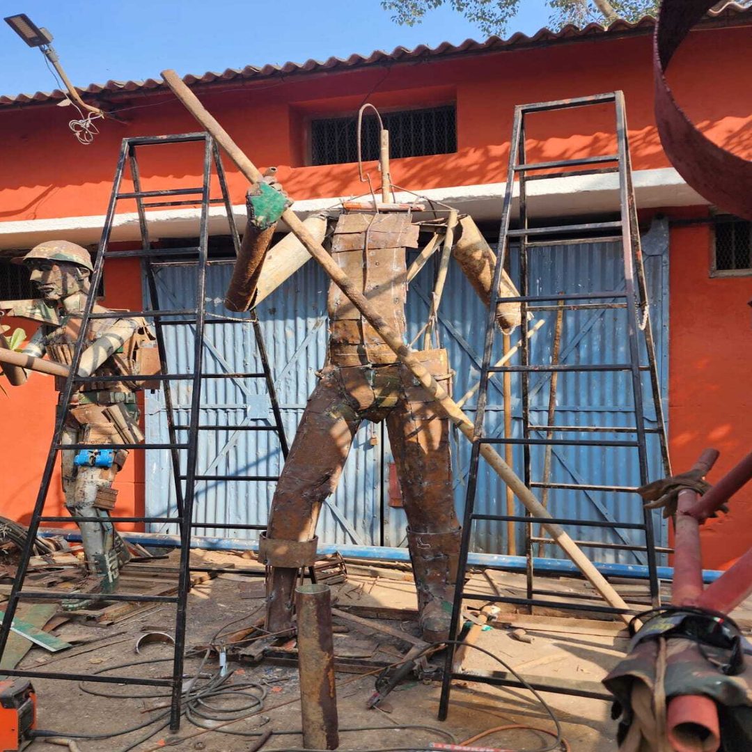 Jabalpur Scrap Sculpture Ongoing Project